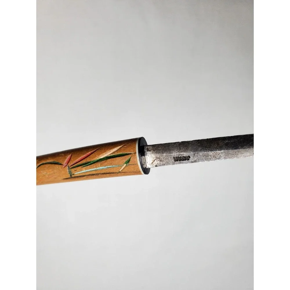 Vintage Japanese Paring Knife With Handcrafted Handle (1950's) Cottagecore‎